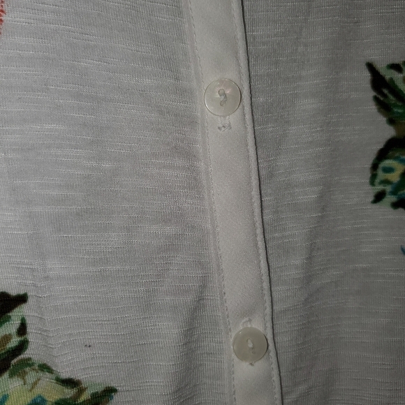 Printed buttondown tanktop NEW Small - Picture 2 of 6